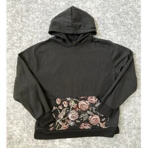 Massive Luxury Edition floral black hoodie streetwear Large